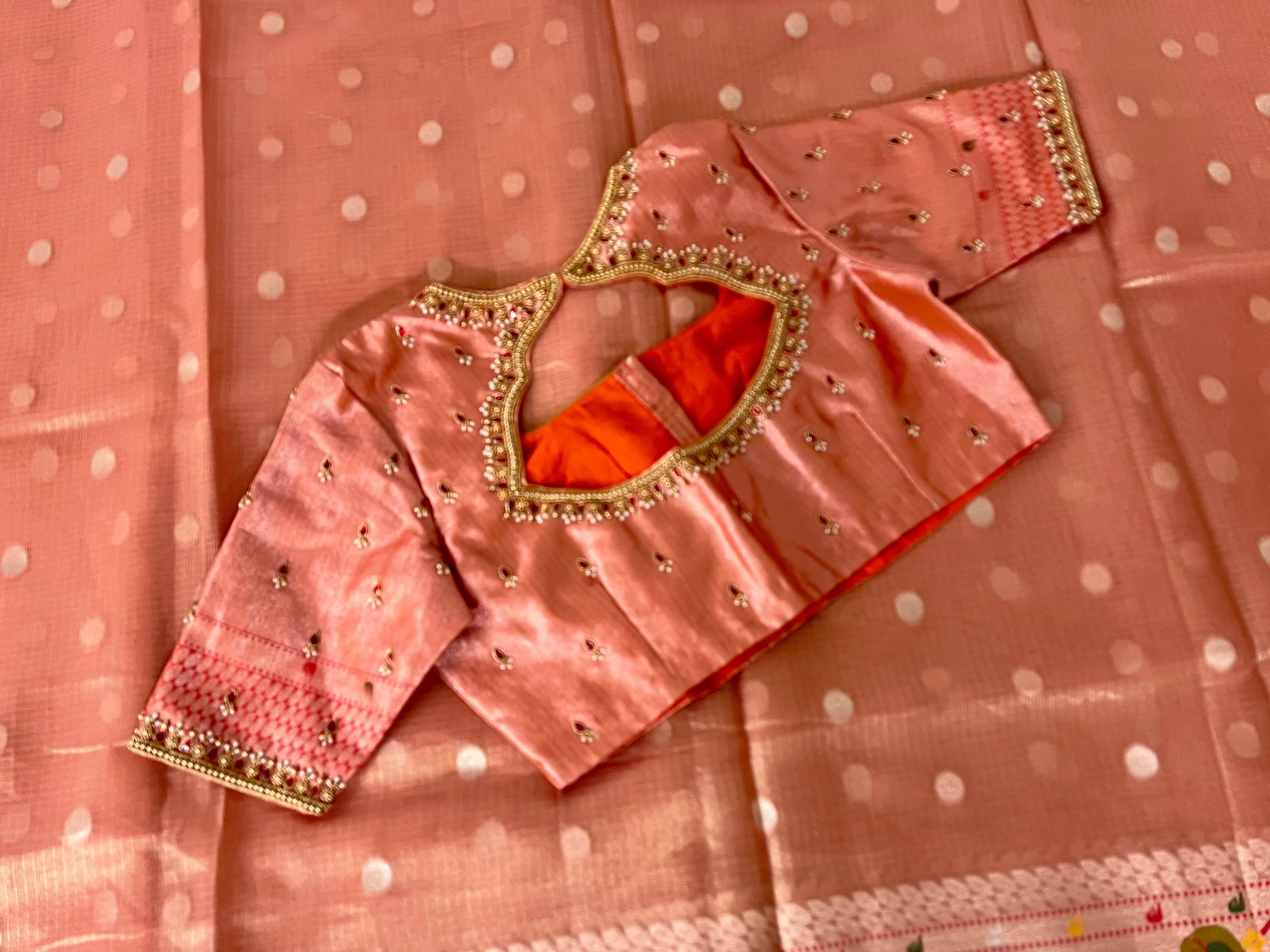Tissue Kota silk saree