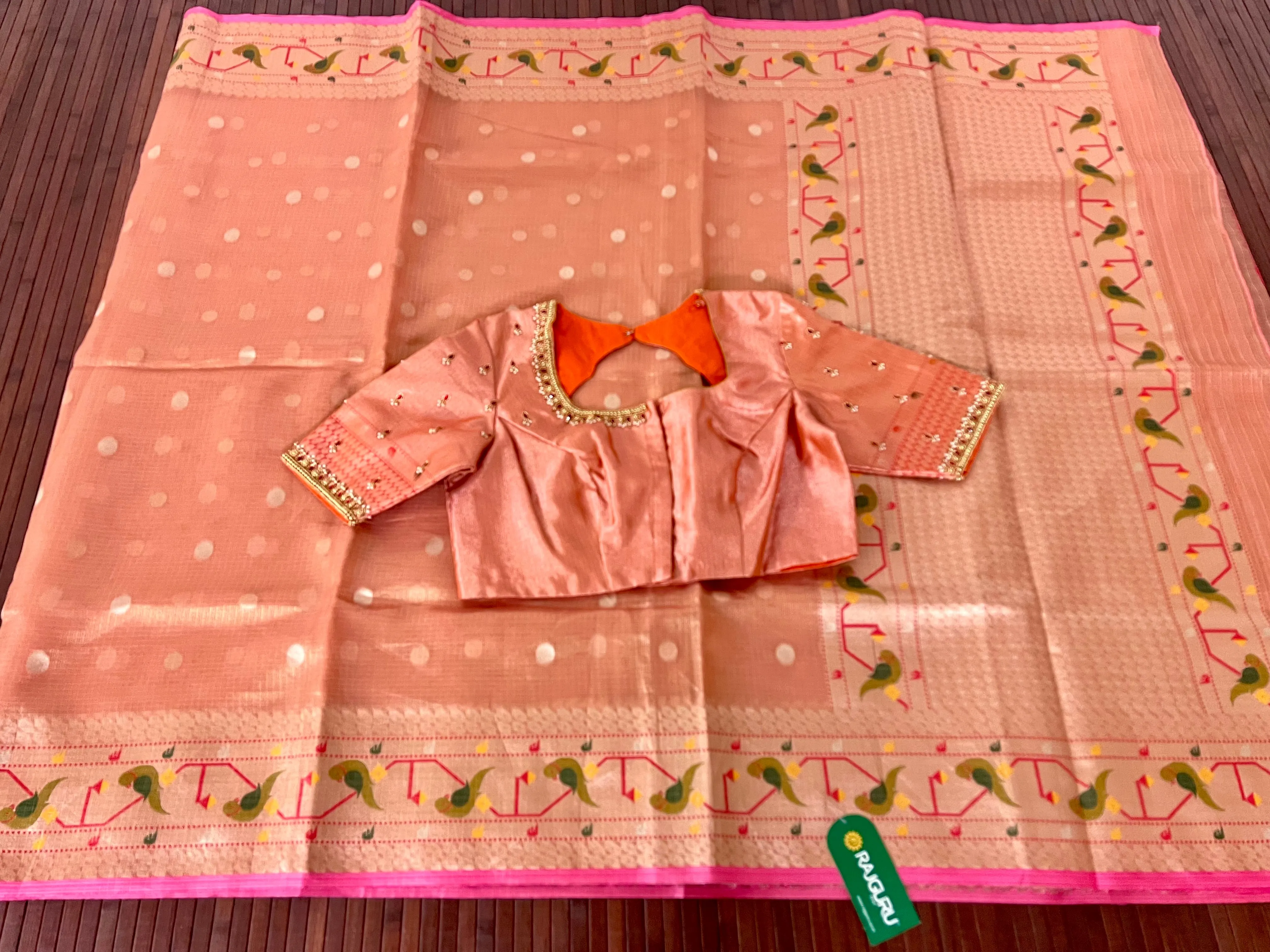 Tissue Kota silk saree