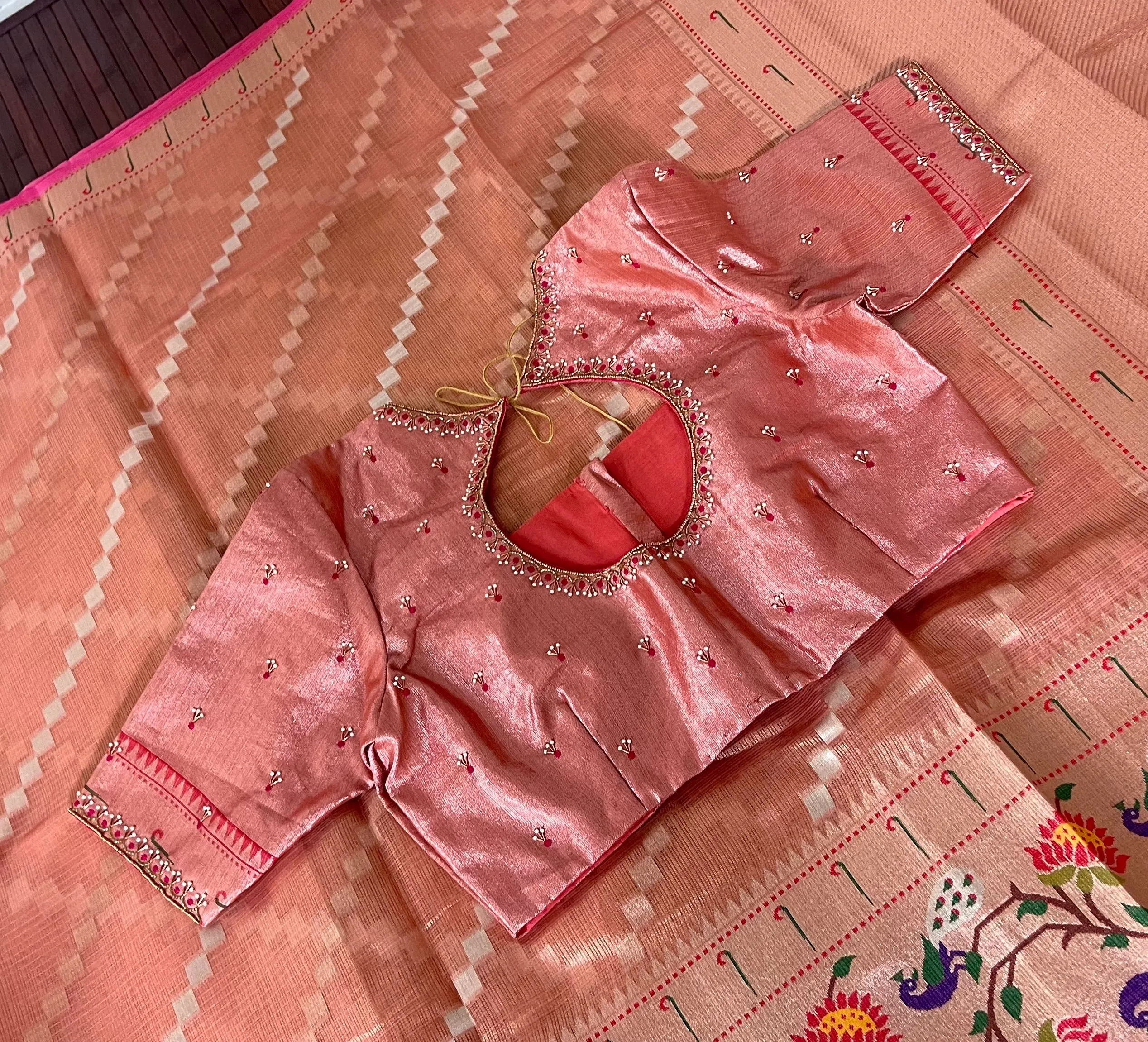 Tissue Kota silk saree