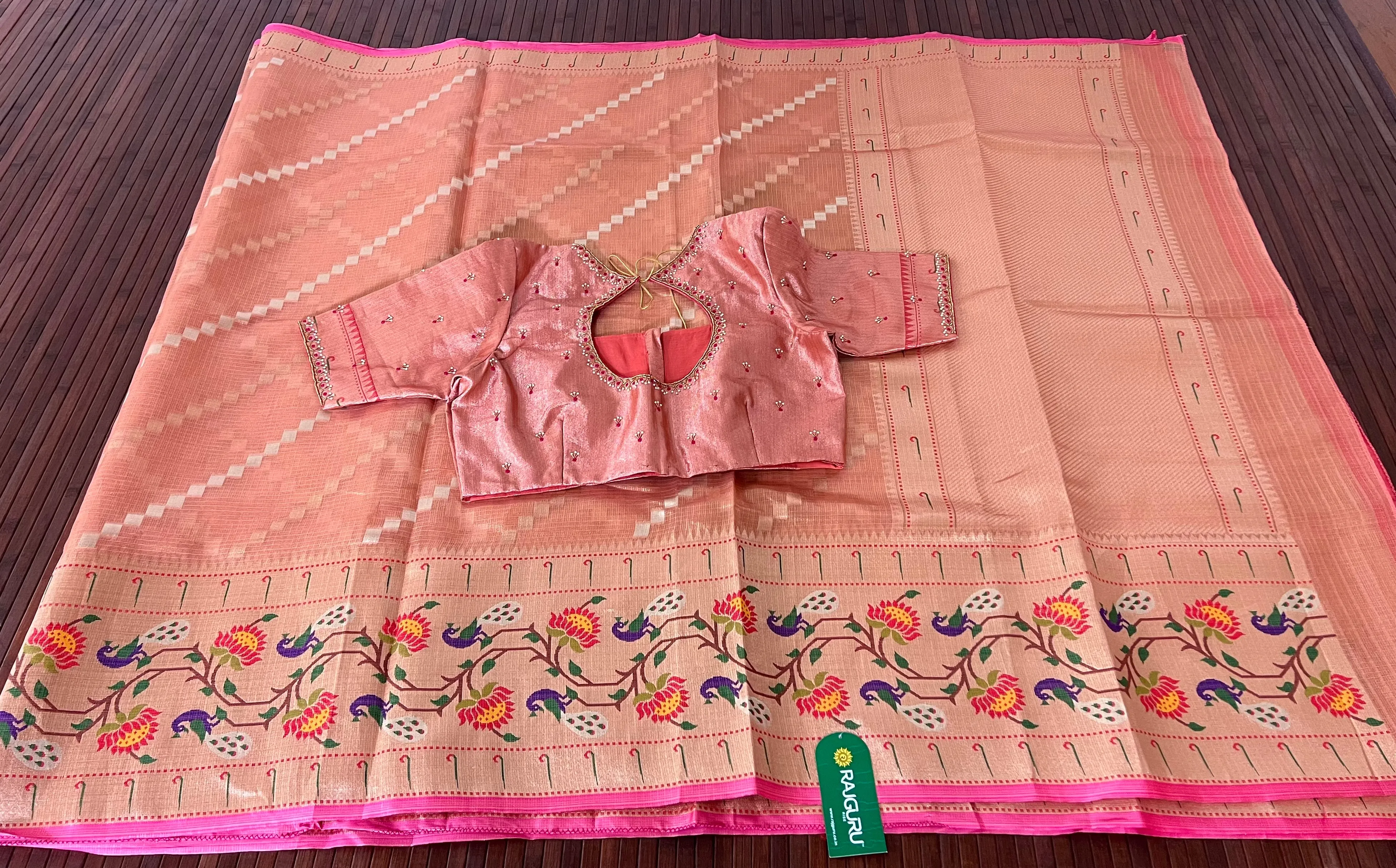 Tissue Kota silk saree