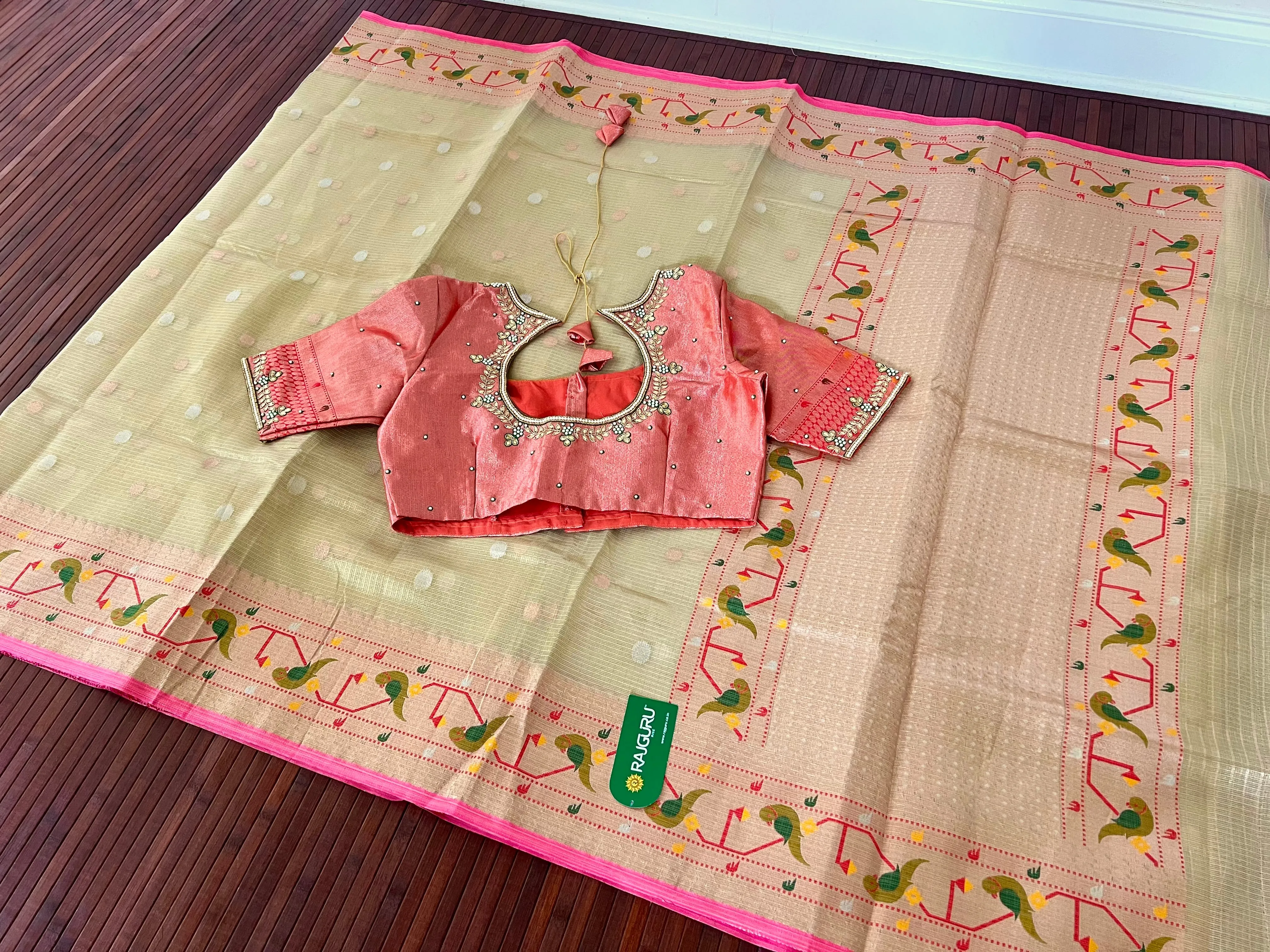 Tissue Kota silk saree
