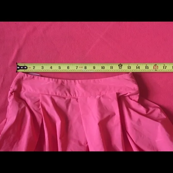 Toi&amp;Moi Greece nylon jacket skirt. Coral pink.