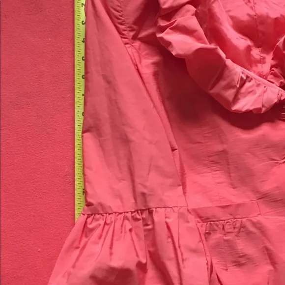 Toi&amp;Moi Greece nylon jacket skirt. Coral pink.
