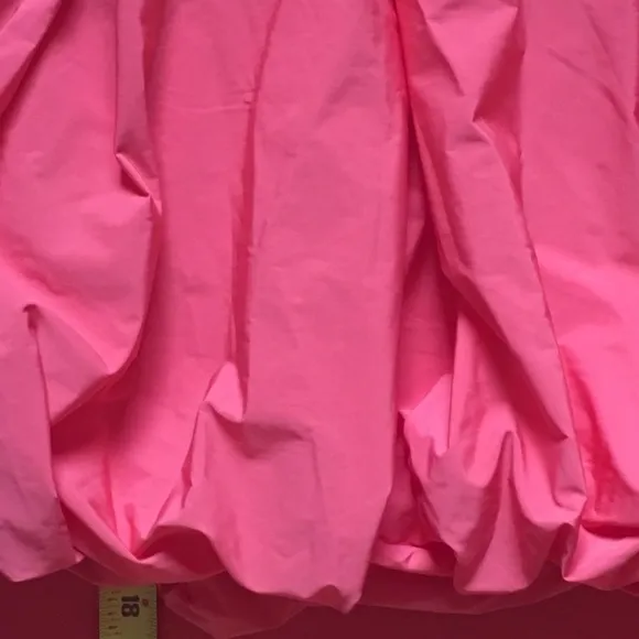 Toi&amp;Moi Greece nylon jacket skirt. Coral pink.