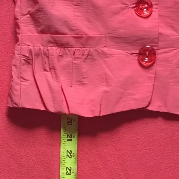 Toi&amp;Moi Greece nylon jacket skirt. Coral pink.