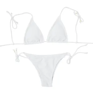 Triangle bikini micro two-piece suit String swimsuit