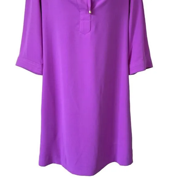 Trina Turk purple resort tunic shift dress