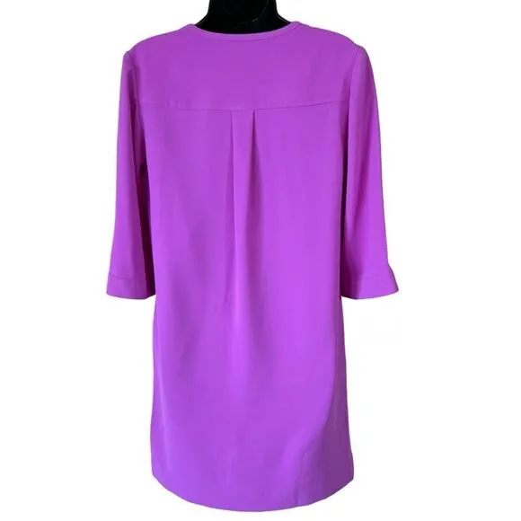 Trina Turk purple resort tunic shift dress