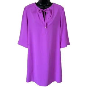 Trina Turk purple resort tunic shift dress