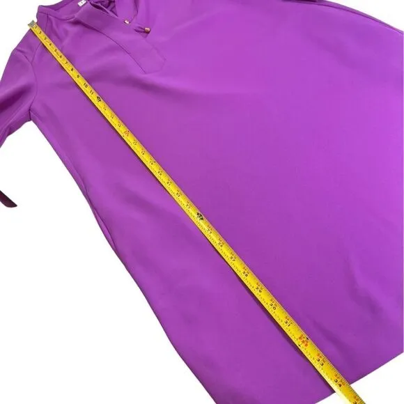 Trina Turk purple resort tunic shift dress