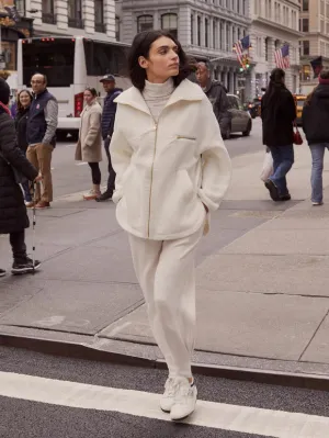Varley | Donley Fleece Jacket {Egret}