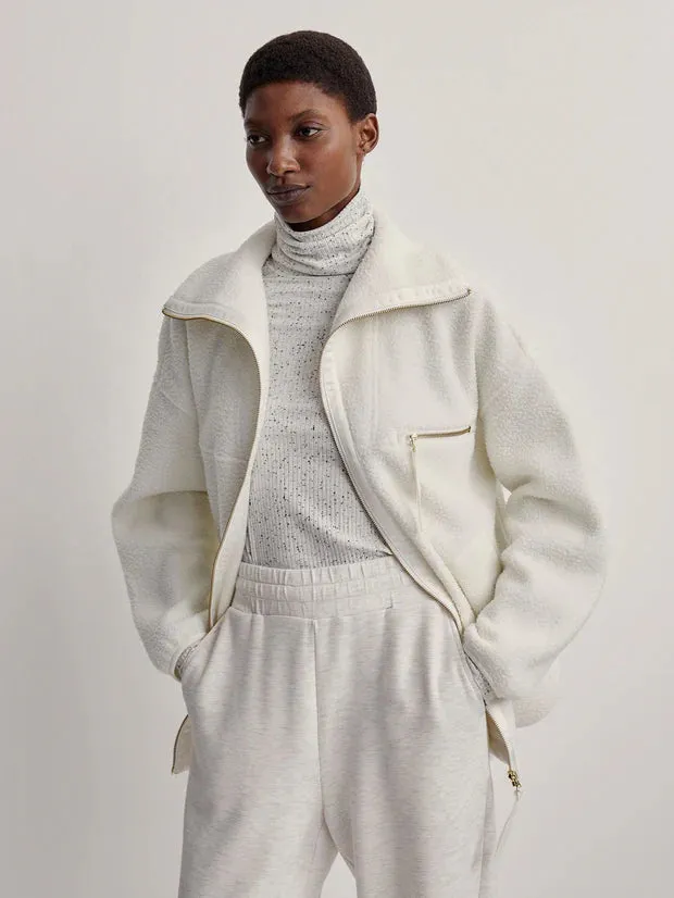 Varley | Donley Fleece Jacket {Egret}