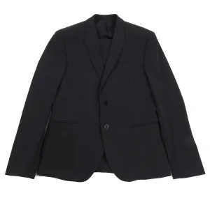 Versace Collection By Gianni Versace Two Piece Wool Blend Black Suit - 38