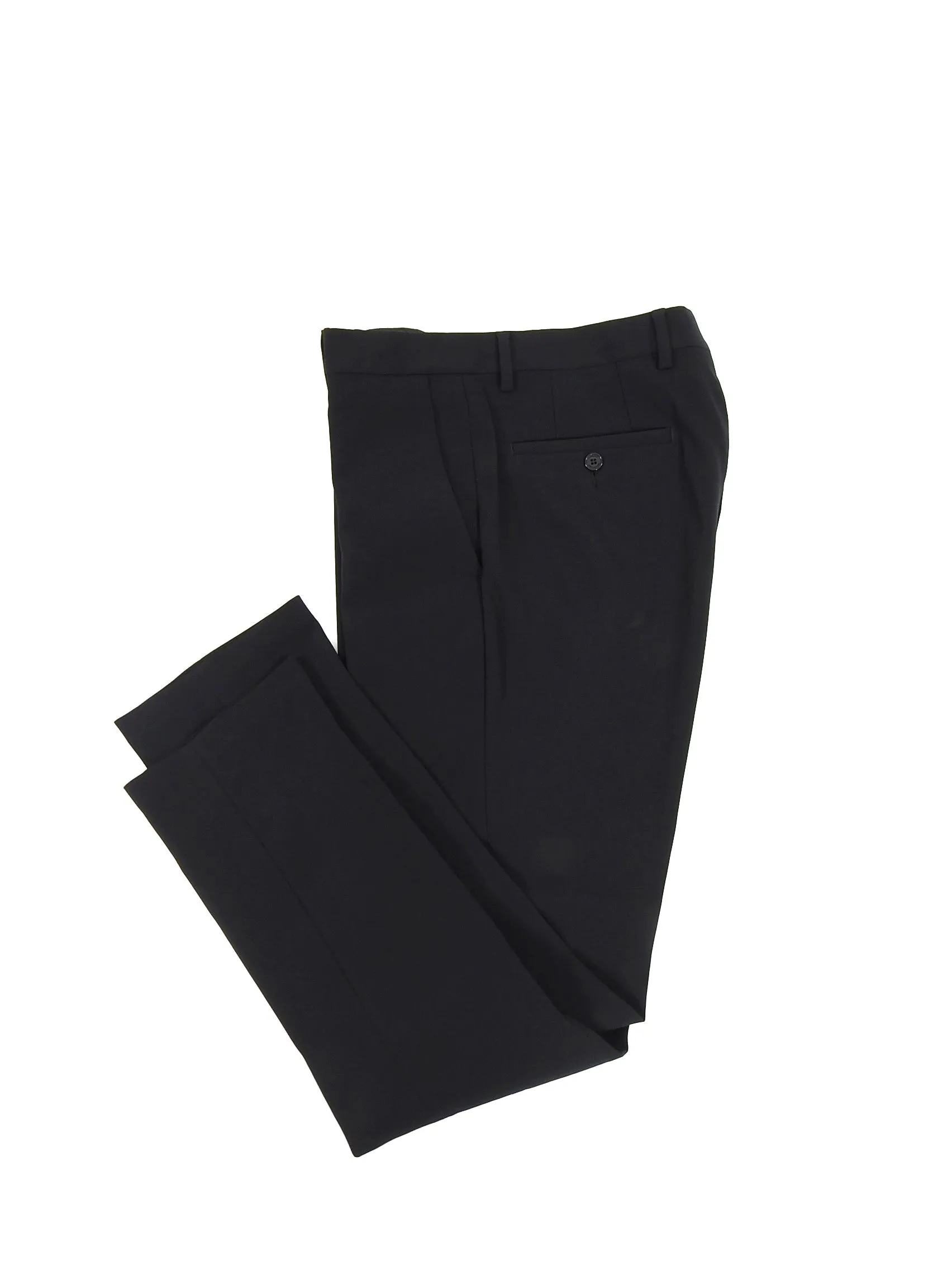 Versace Collection By Gianni Versace Two Piece Wool Blend Black Suit - 38