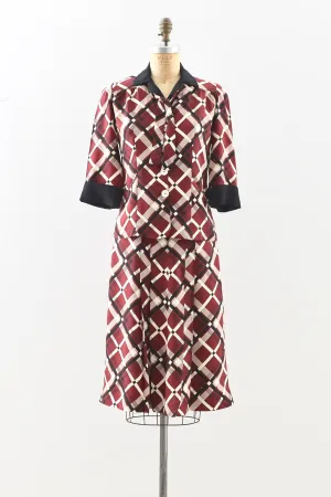 Vintage 3Piece Suit / S M