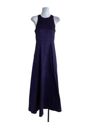 Violet Plain A-Line Dress