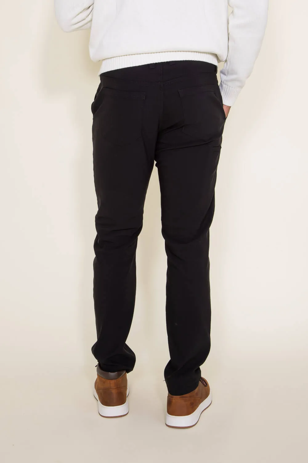 Weatherproof Vintage Faille Trouser Pants for Men in Black | W3F800-BLACK