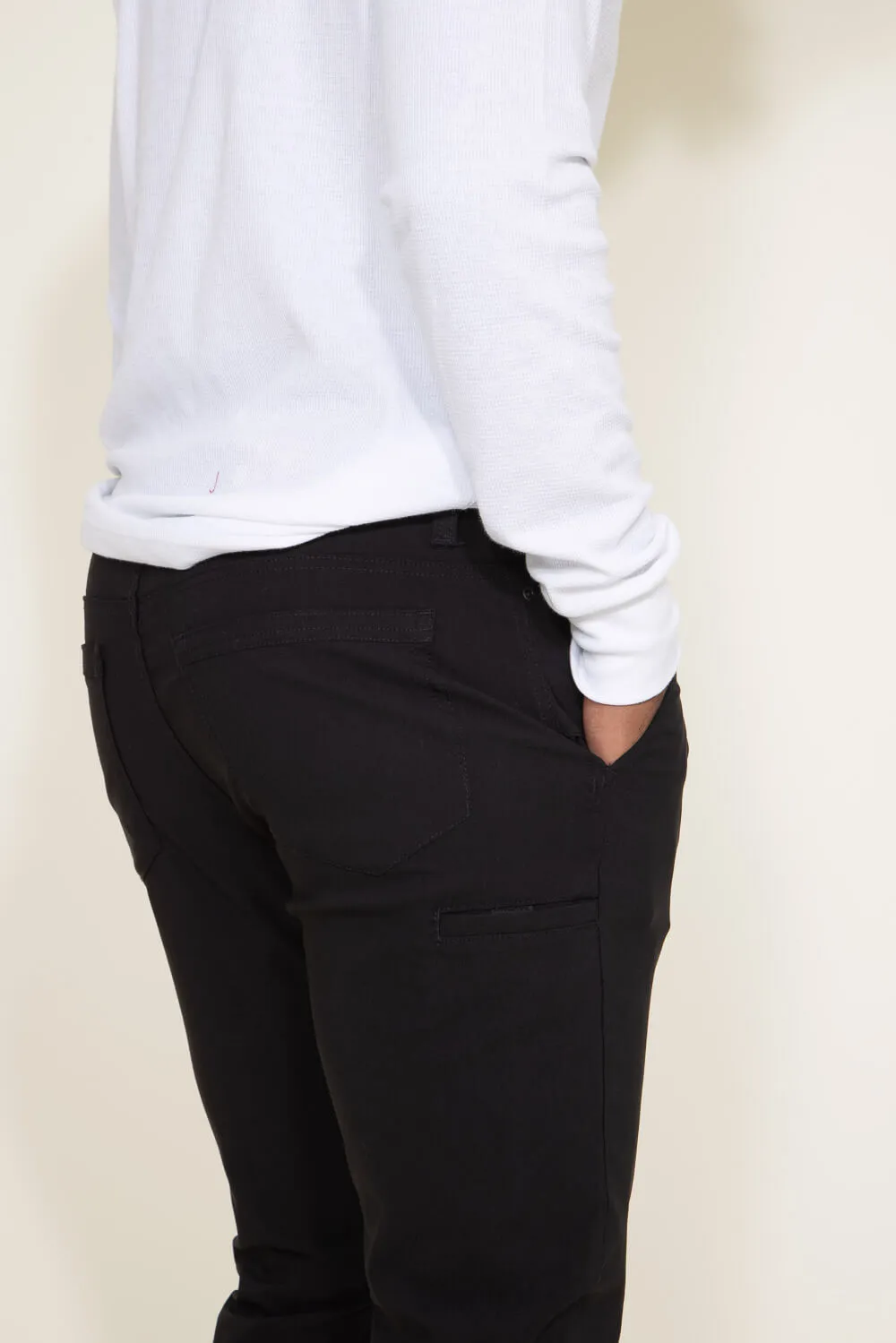 Weatherproof Vintage Faille Trouser Pants for Men in Black | W3F800-BLACK