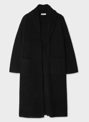 WHITE   WARREN | Cashmere Luxe Ribbed Coatigan