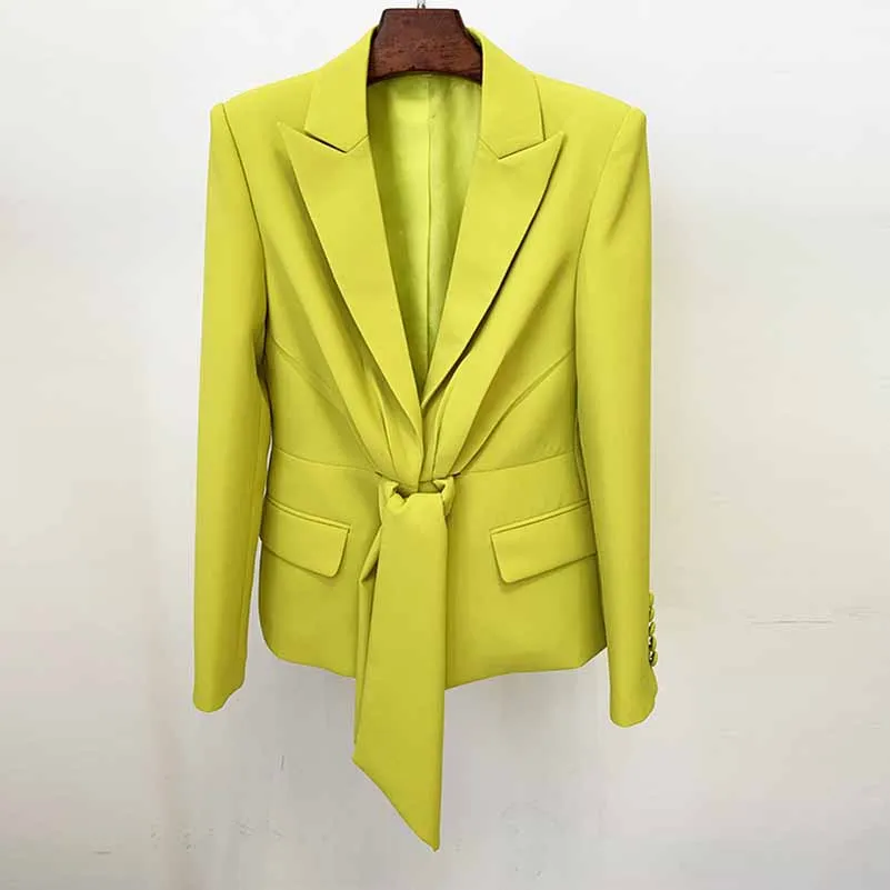 Women's Applegreen Lace-Up 2 Piece Bell-bottomed Pantsuit