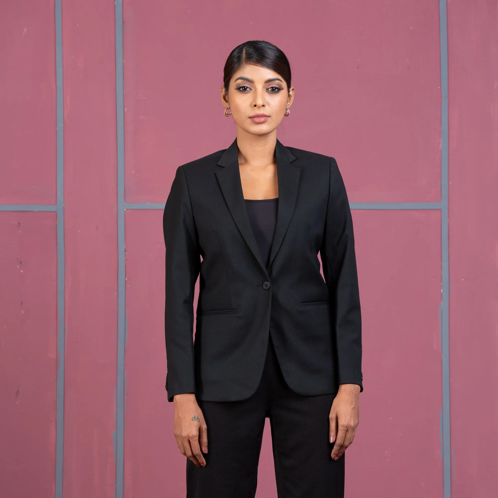 Womens Blazer- Black 2