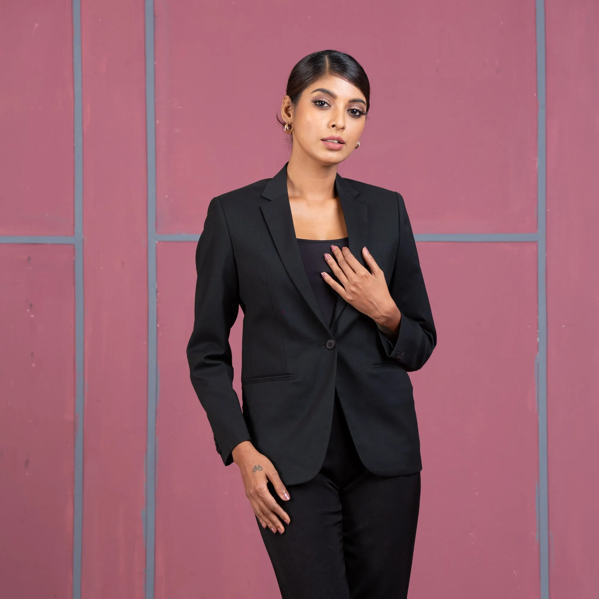 Womens Blazer- Black 2