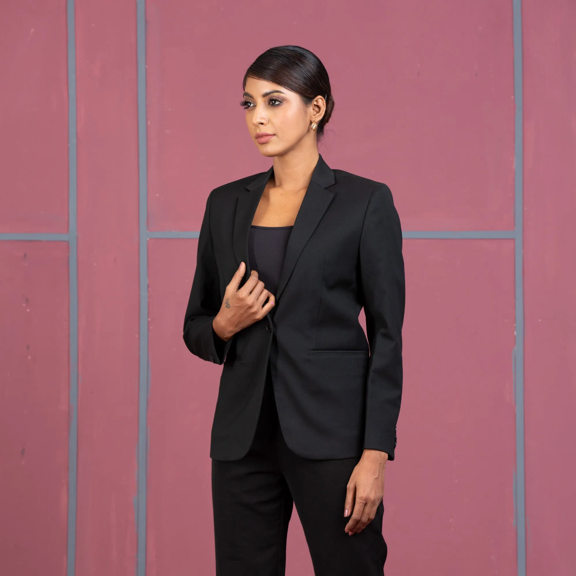 Womens Blazer- Black 2