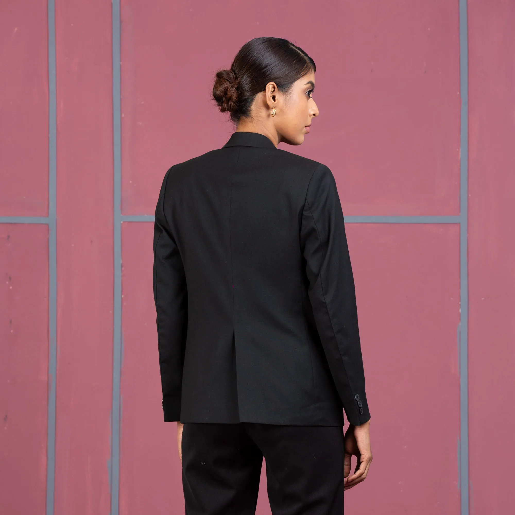 Womens Blazer- Black 2