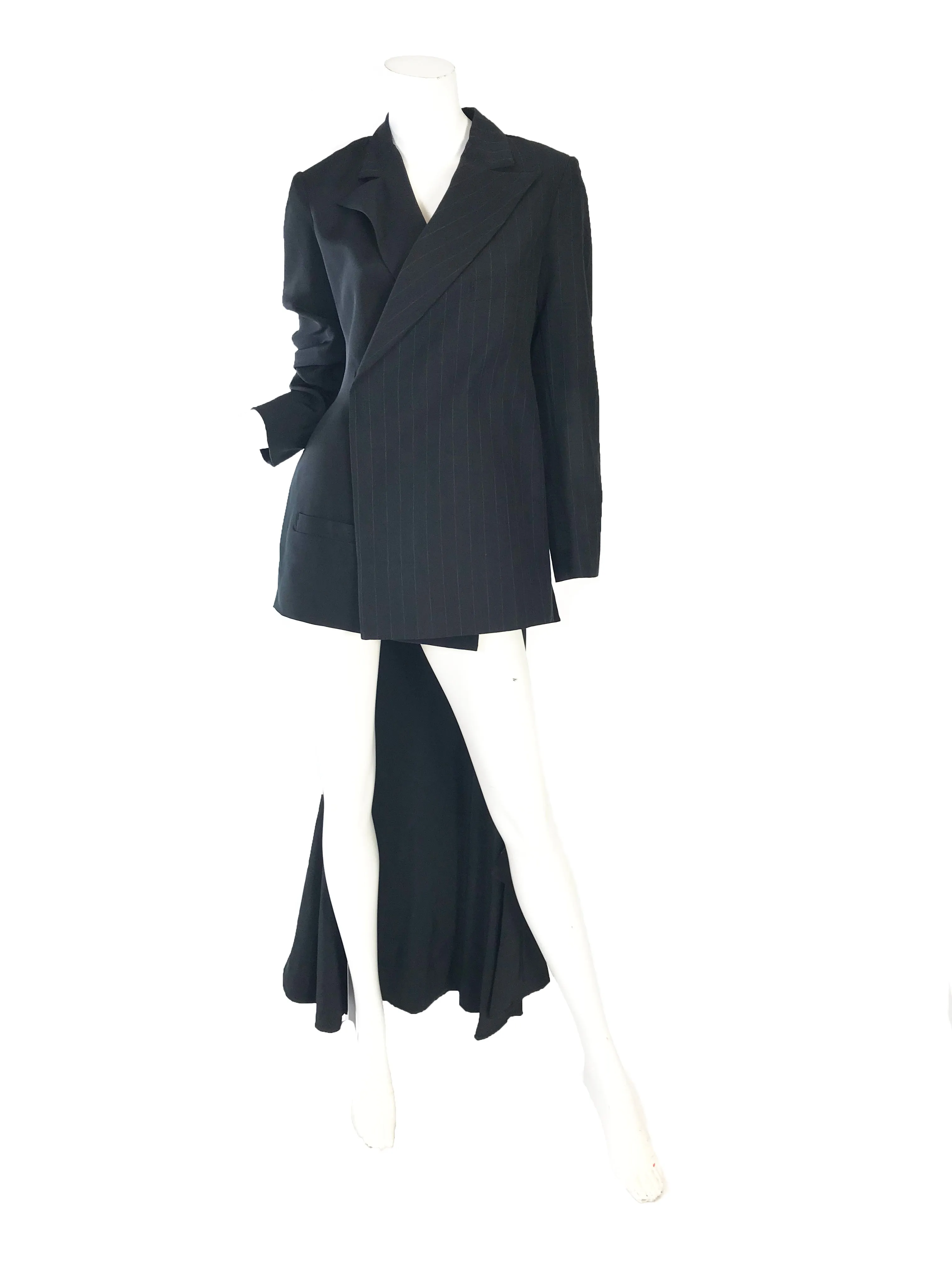 YOHJI YAMAMOTO blazer & Skirt