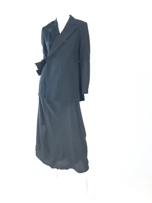 YOHJI YAMAMOTO blazer & Skirt