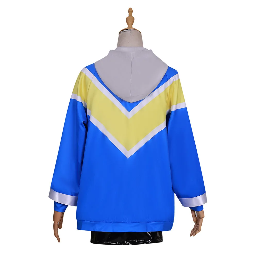 Yoru No Kurage Wa Oyogenai Yamanouchi Kano Blue Coat Cosplay Costume Outfits Halloween Carnival Suit