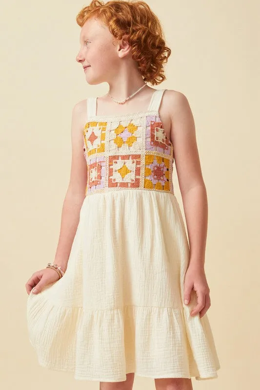 Youth Rosalie Crochet Bodie Dress
