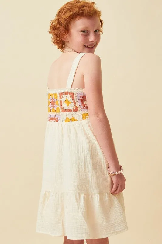 Youth Rosalie Crochet Bodie Dress