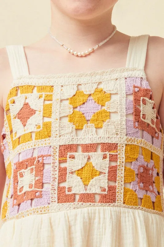 Youth Rosalie Crochet Bodie Dress