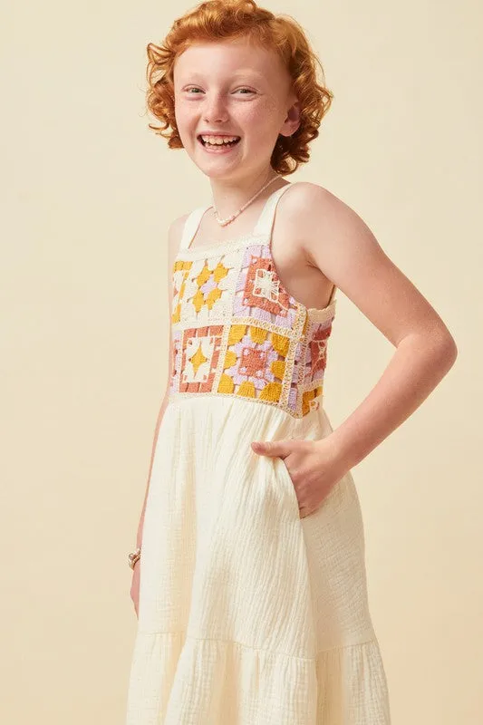 Youth Rosalie Crochet Bodie Dress