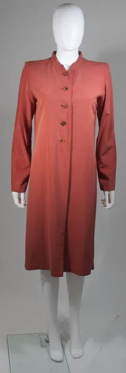 YVES SAINT LAURENT Mauve Silk Three Piece Pant Suit Size 38