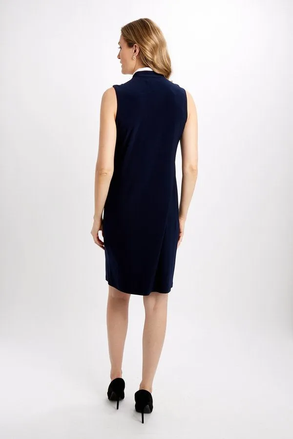 Zip Front Shift Dress Style 241208